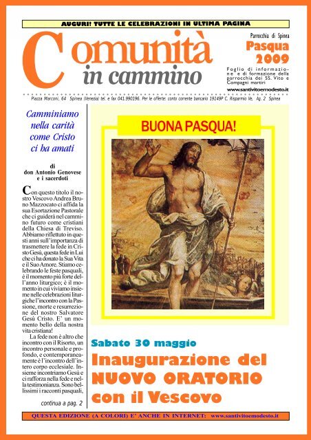 pasqua 2009_color.pdf - Parrocchia San Vito e Modesto