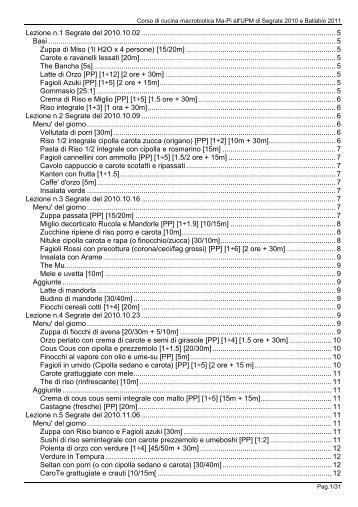 Lezione n.1 Segrate del 2010.10.02 - Documentale WEB