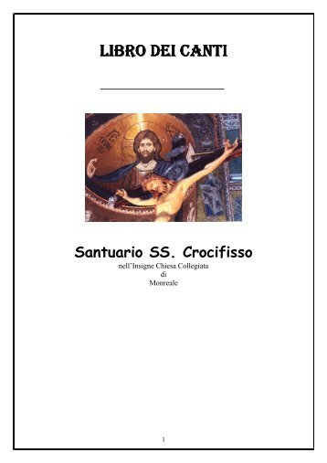 Il nostro libro dei canti - SS. Crocifisso