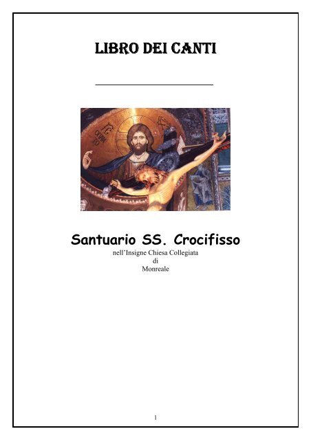 Il nostro libro dei canti - SS. Crocifisso