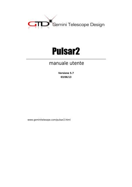 Pulsar2 - Gemini Telescope Design
