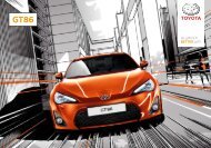 Brochure GT86 - Toyota