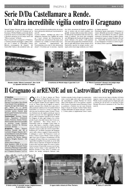 N. 23 - Il Diario di Castrovillari