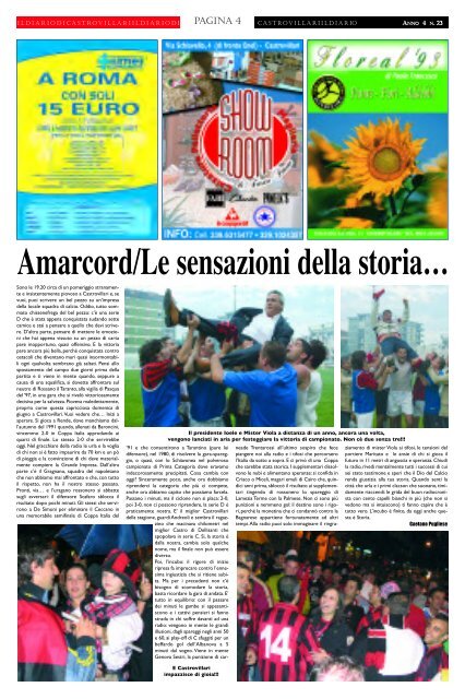 N. 23 - Il Diario di Castrovillari