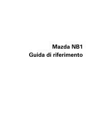 Mazda NB1 Guida Di Riferimento - TomTom