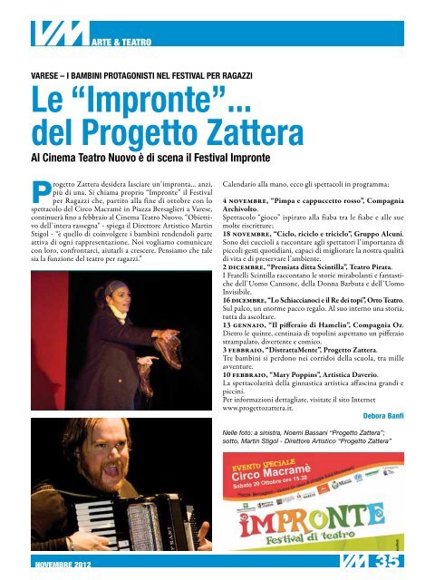 Scarica la rivista in formato PDF - Varese Mese