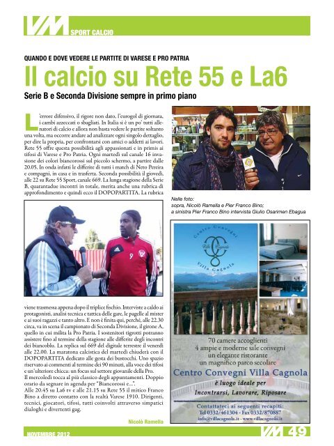 Scarica la rivista in formato PDF - Varese Mese