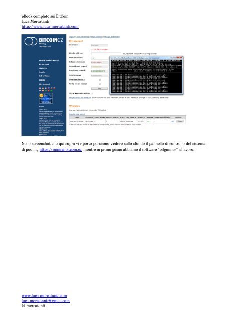 eBook completo sui BitCoin Luca Mercatanti http://www.luca ...