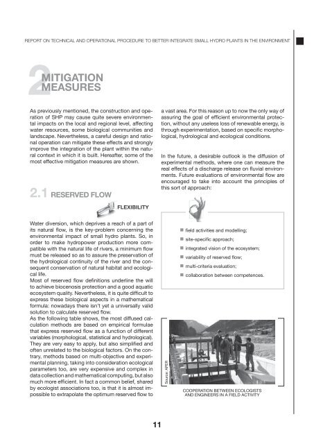 HYDROPOWER AND ENVIRONMENT - ESHA