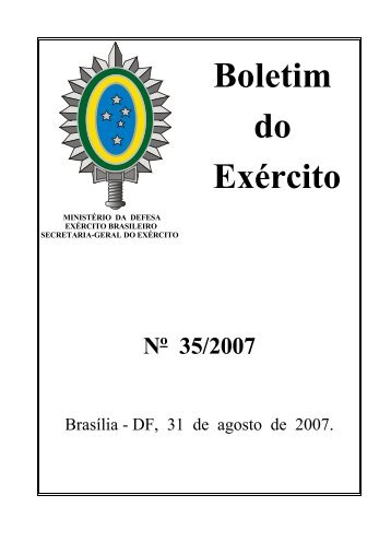 BE35-07 - Secretaria-Geral do Exército