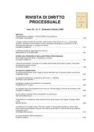 RIVISTA DI DIRITTO PROCESSUALE, N. 5-2009