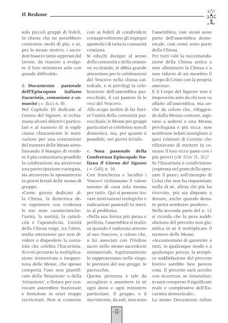 Redone n. 5-6 anno 2005 - Parrocchia GOTTOLENGO