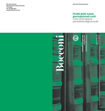Corso avvocati 2008.pdf - Ordine Avvocati Bergamo