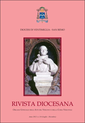 RIVISTA DIOCESANA - Diocesi di Ventimiglia