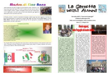Gazzetta 2011.pdf - Istituto Comprensivo E. Ventimiglia