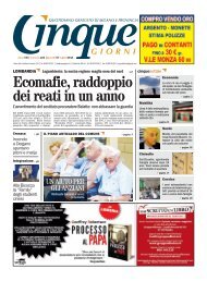 Ecomafie, raddoppio dei reati in un anno - Cinque Giorni.