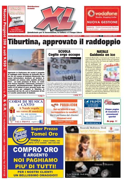 Tiburtina, approvato il raddoppio - XL Giornale