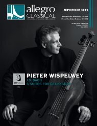 Download the November Classical - Allegro Music