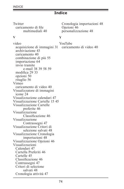 MANUALE PER L'UTENTE - ArcSoft