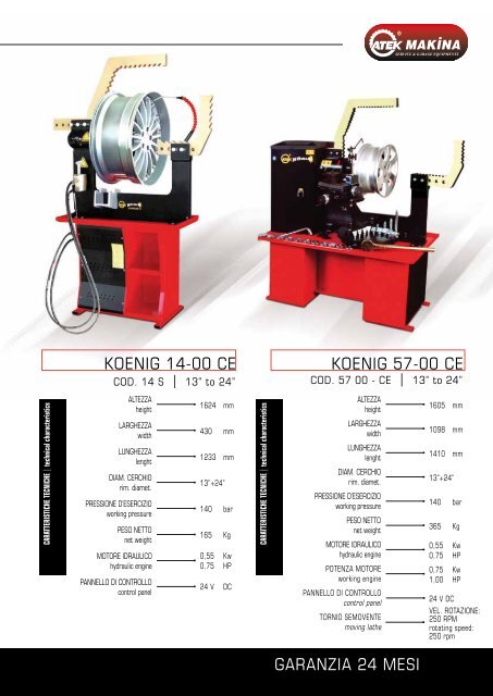 KOENIG PRO DIGITAL RADDRIZZA CERCHI rim repair ... - barbiero