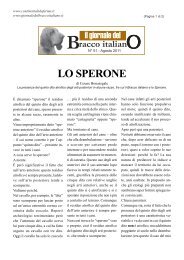 LO SPERONE - Bracco Italiano