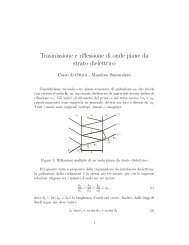 Trasmissione e riflessione di onde piane da strato dielettrico