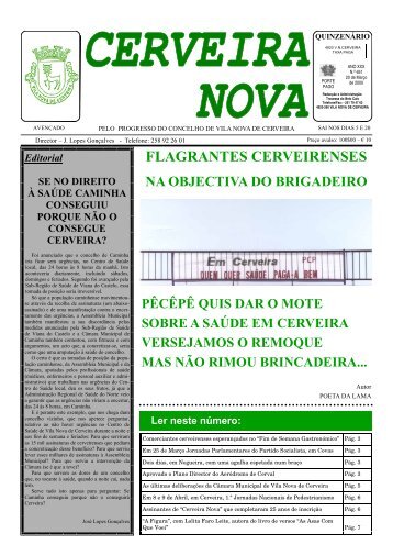 FLAGRANTES CERVEIRENSES - Cerveira Nova