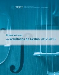 Relatório Anual de Resultados da Gestão – 2012-2013 - TJDFT