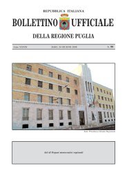 della regione puglia bollettino ufficiale