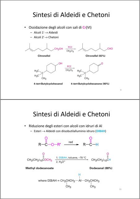 Aldeidi e Chetoni