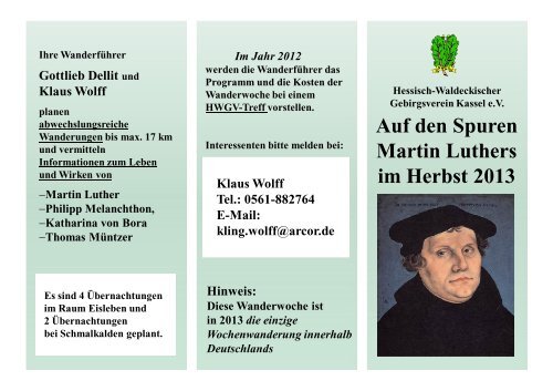 Flyer - Hessisch- Waldeckischer Gebirgs