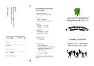 Flyer zur Marathonwanderung - Studentenwerk Kassel