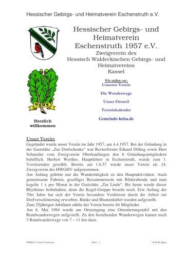 20080417-Unser Verein - Hessisch- Waldeckischer Gebirgs