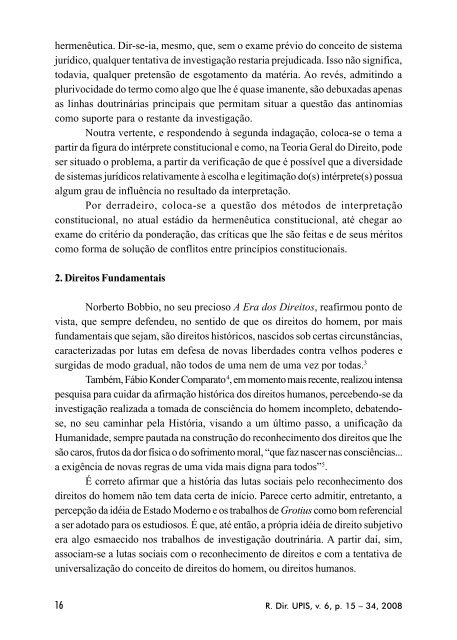 Revista de Direito UPIS volume 6