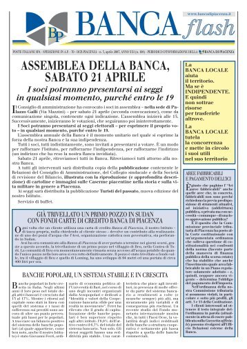 N° 108 - Banca di Piacenza