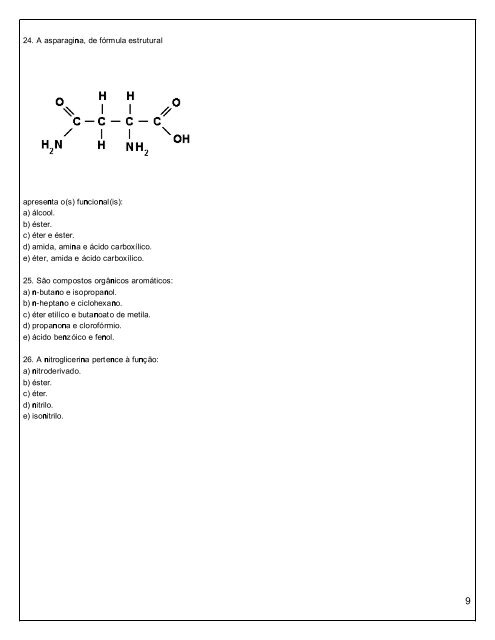 lista de exercicios para recuperação final comp. curricular