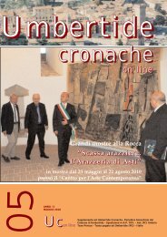 Umberitde Cronache on line n.5 anno 2010 - Comune di Umbertide