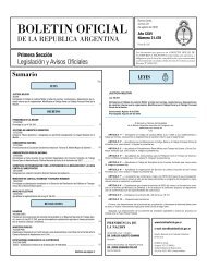 leyes - Boletín Oficial de la República Argentina
