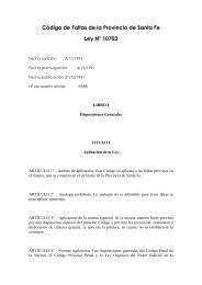 Código de Faltas de la Provincia de Santa Fe.pdf - Poder Judicial de ...