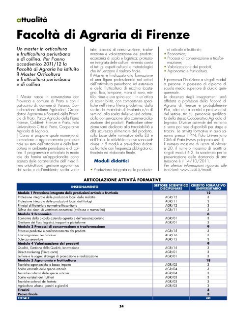 LE OFFERTE - Cooperativa Agricola di Legnaia