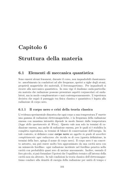 Dispense del corso di Elementi di Fisica della Materia - Skuola.net