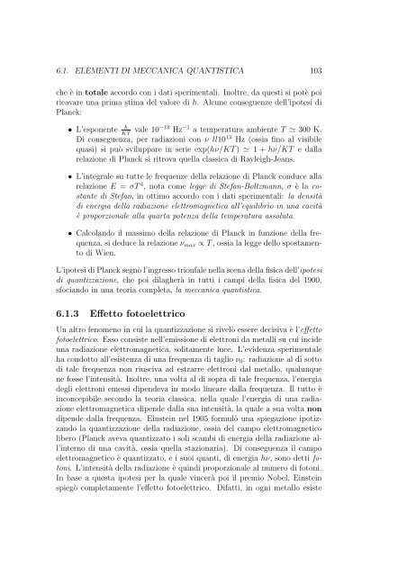 Dispense del corso di Elementi di Fisica della Materia - Skuola.net