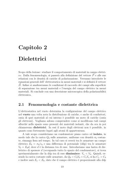 Dispense del corso di Elementi di Fisica della Materia - Skuola.net