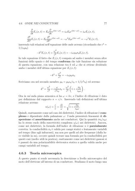 Dispense del corso di Elementi di Fisica della Materia - Skuola.net