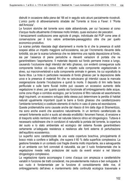 [84117] Supplemento n. 1 al Bollettino n. 17 del 23/04/2013