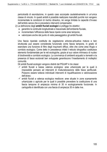 [84117] Supplemento n. 1 al Bollettino n. 17 del 23/04/2013