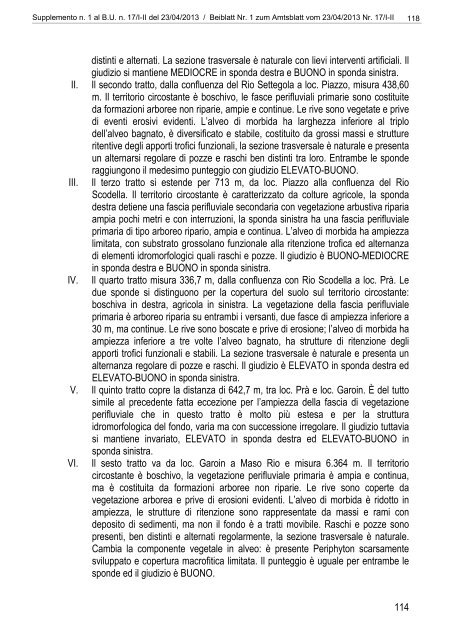 [84117] Supplemento n. 1 al Bollettino n. 17 del 23/04/2013