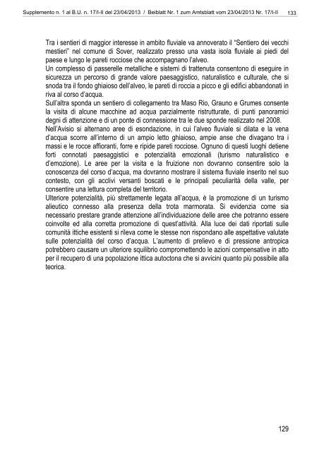 [84117] Supplemento n. 1 al Bollettino n. 17 del 23/04/2013