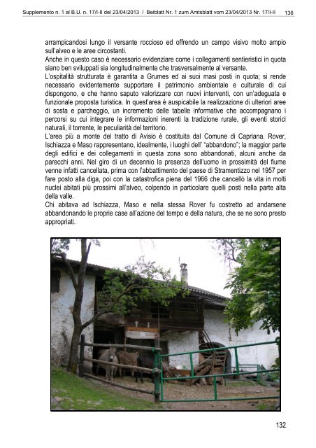 [84117] Supplemento n. 1 al Bollettino n. 17 del 23/04/2013