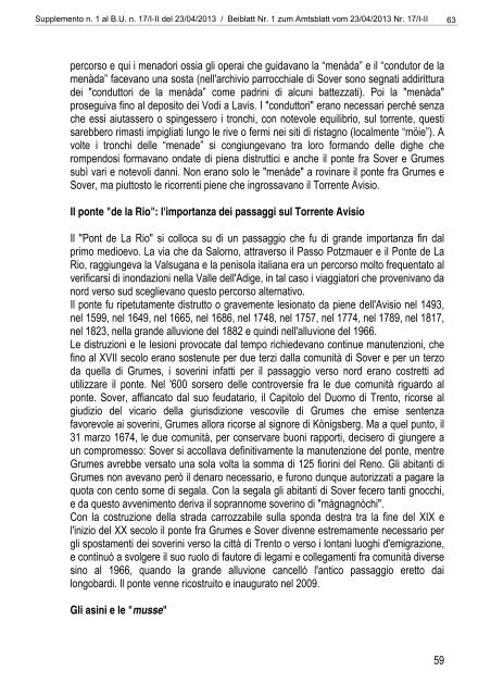 [84117] Supplemento n. 1 al Bollettino n. 17 del 23/04/2013